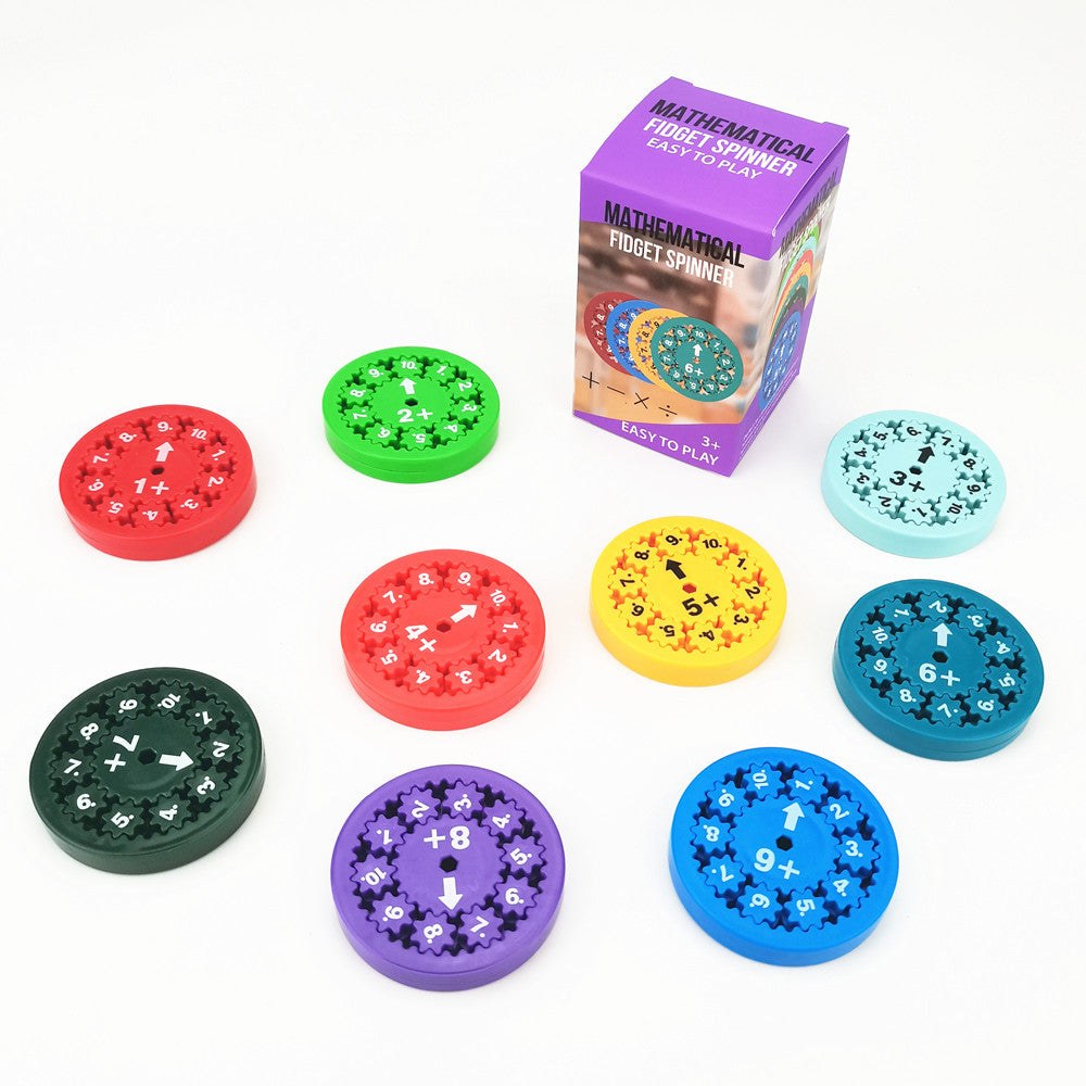 Matematyczny Fidgetspinner 9szt.