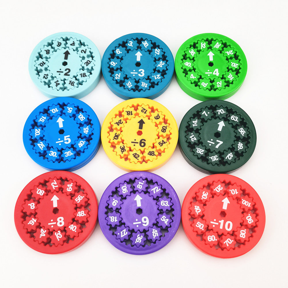 Matematyczny Fidgetspinner 9szt.