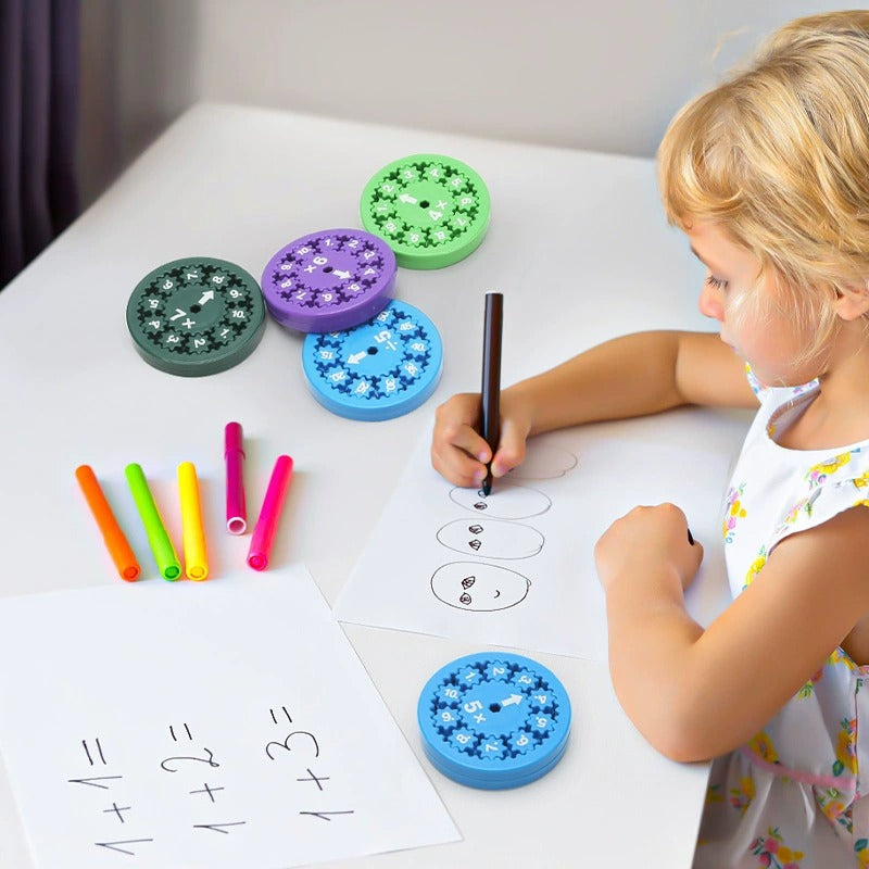 Matematyczny Fidgetspinner 9szt.