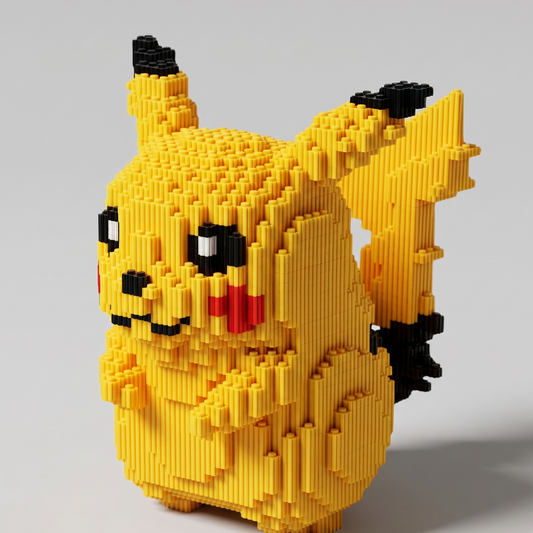 Pikachu z Mikro Klocków