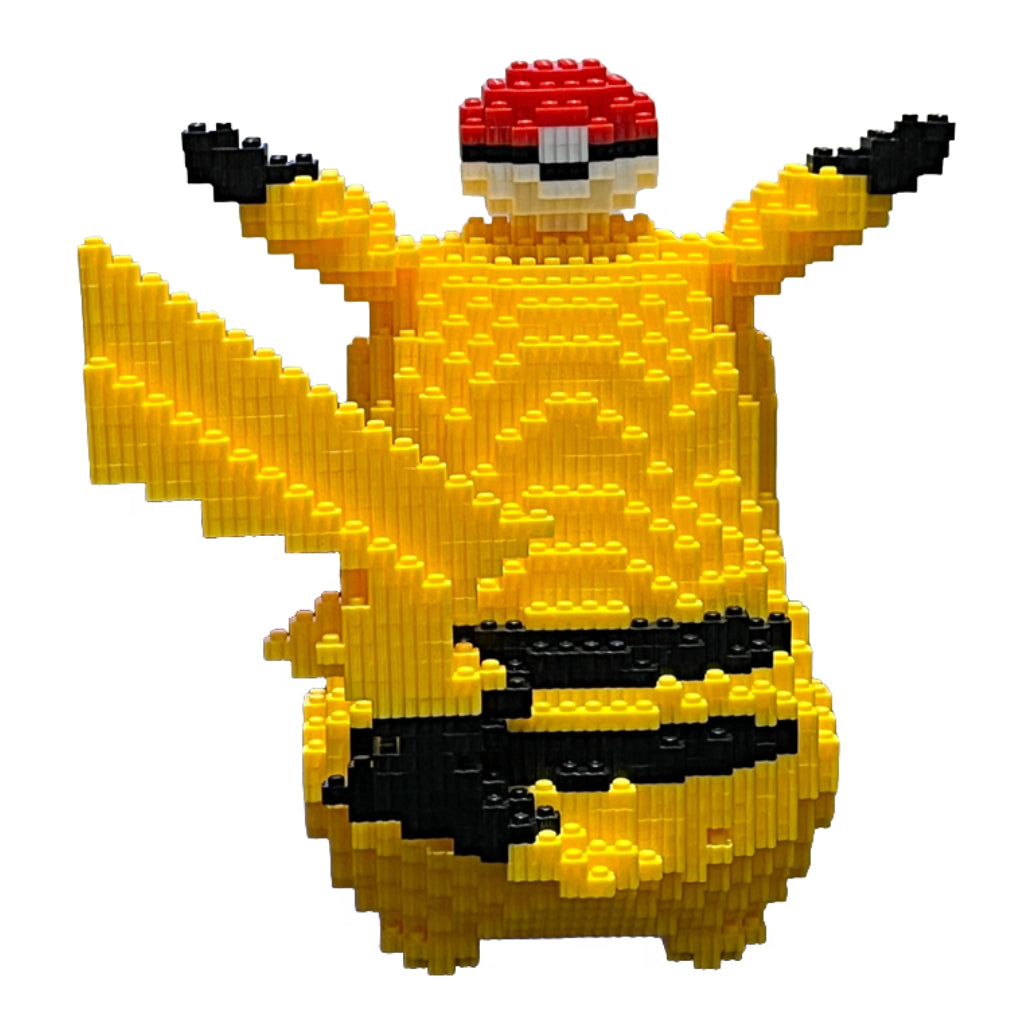 Pikachu z Mikro Klocków