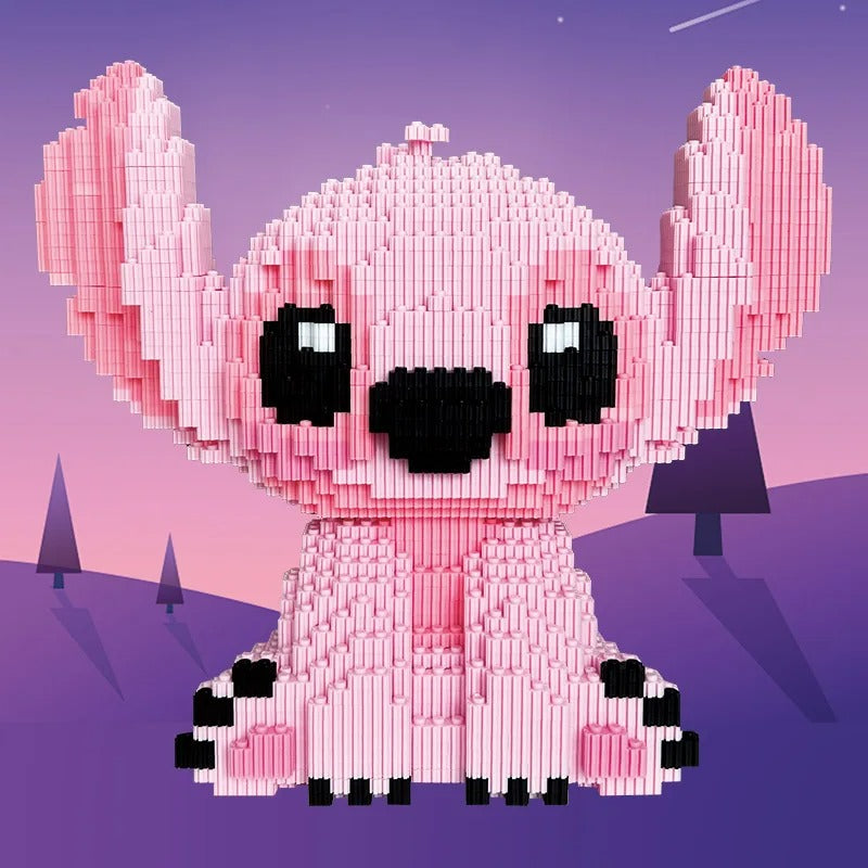 Stitch z mikroklocków